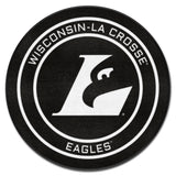 Wisconsin-La Crosse Hockey Puck Rug - 27in. Diameter