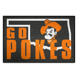 Oklahoma State Cowboys Starter Mat Accent Rug - 19in. x 30in. Slogan Starter Mat