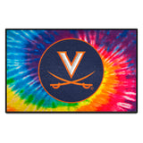 Virginia Cavaliers Tie Dye Starter Mat Accent Rug - 19in. x 30in.