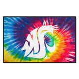 Washington State Cougars Tie Dye Starter Mat Accent Rug - 19in. x 30in.
