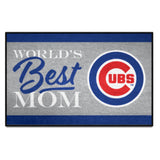 Chicago Cubs World's Best Mom Starter Mat Accent Rug - 19in. x 30in.