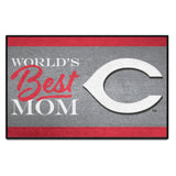 Cincinnati Reds World's Best Mom Starter Mat Accent Rug - 19in. x 30in.