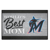 Miami Marlins World's Best Mom Starter Mat Accent Rug - 19in. x 30in.