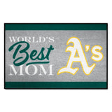 Oakland Athletics World's Best Mom Starter Mat Accent Rug - 19in. x 30in.