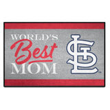 St. Louis Cardinals World's Best Mom Starter Mat Accent Rug - 19in. x 30in.