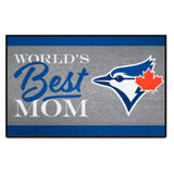 Toronto Blue Jays World's Best Mom Starter Mat Accent Rug - 19in. x 30in.