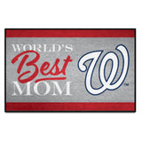 Washington Nationals World's Best Mom Starter Mat Accent Rug - 19in. x 30in.