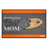 Anaheim Ducks World's Best Mom Starter Mat Accent Rug - 19in. x 30in.