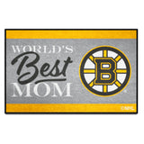 Boston Bruins World's Best Mom Starter Mat Accent Rug - 19in. x 30in.