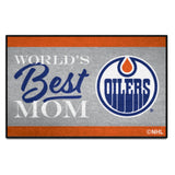 Edmonton Oilers World's Best Mom Starter Mat Accent Rug - 19in. x 30in.