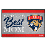 Florida Panthers World's Best Mom Starter Mat Accent Rug - 19in. x 30in.