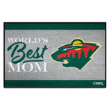 Minnesota Wild World's Best Mom Starter Mat Accent Rug - 19in. x 30in.