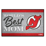 New Jersey Devils World's Best Mom Starter Mat Accent Rug - 19in. x 30in.