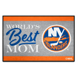 New York Islanders World's Best Mom Starter Mat Accent Rug - 19in. x 30in.