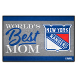 New York Rangers World's Best Mom Starter Mat Accent Rug - 19in. x 30in.