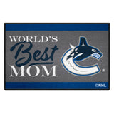 Vancouver Canucks World's Best Mom Starter Mat Accent Rug - 19in. x 30in.