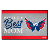Washington Capitals World's Best Mom Starter Mat Accent Rug - 19in. x 30in.