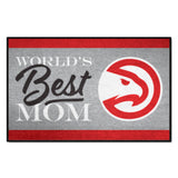 Atlanta Hawks World's Best Mom Starter Mat Accent Rug - 19in. x 30in.