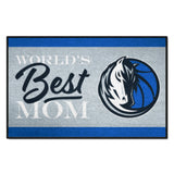 Dallas Mavericks World's Best Mom Starter Mat Accent Rug - 19in. x 30in.