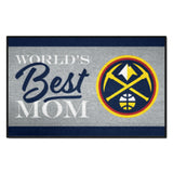 Denver Nuggets World's Best Mom Starter Mat Accent Rug - 19in. x 30in.