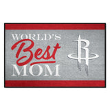 Houston Rockets World's Best Mom Starter Mat Accent Rug - 19in. x 30in.