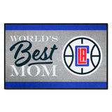 Los Angeles Clippers World's Best Mom Starter Mat Accent Rug - 19in. x 30in.