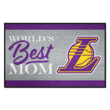 Los Angeles Lakers World's Best Mom Starter Mat Accent Rug - 19in. x 30in.