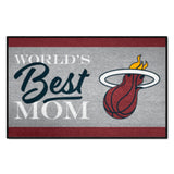 Miami Heat World's Best Mom Starter Mat Accent Rug - 19in. x 30in.