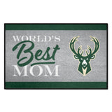 Milwaukee Bucks World's Best Mom Starter Mat Accent Rug - 19in. x 30in.