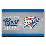 Oklahoma City Thunder World's Best Mom Starter Mat Accent Rug - 19in. x 30in.