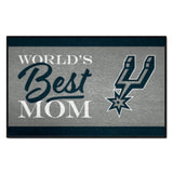San Antonio Spurs World's Best Mom Starter Mat Accent Rug - 19in. x 30in.