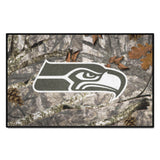 Seattle Seahawks Camo Starter Mat Accent Rug - 19in. x 30in.