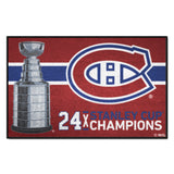 Montreal Canadiens Dynasty Starter Mat Accent Rug - 19in. x 30in.