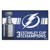 Tampa Bay Lightning Dynasty Starter Mat Accent Rug - 19in. x 30in.