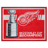 Detroit Red Wings Dynasty 8ft. x 10ft. Plush Area Rug
