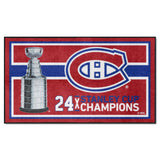 Montreal Canadiens Dynasty 3ft. x 5ft. Plush Area Rug