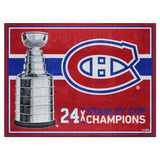 Montreal Canadiens Dynasty 8ft. x 10ft. Plush Area Rug