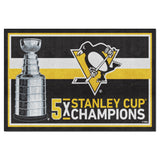 Pittsburgh Penguins Dynasty 5ft. x 8ft. Plush Area Rug