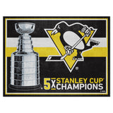 Pittsburgh Penguins Dynasty 8ft. x 10ft. Plush Area Rug