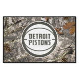 Detroit Pistons Camo Starter Mat Accent Rug - 19in. x 30in.