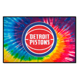 Detroit Pistons Tie Dye Starter Mat Accent Rug - 19in. x 30in.