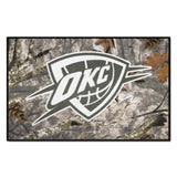 Oklahoma City Thunder Camo Starter Mat Accent Rug - 19in. x 30in.