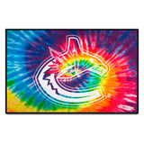 Vancouver Canucks Tie Dye Starter Mat Accent Rug - 19in. x 30in.