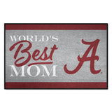 Alabama Crimson Tide World's Best Mom Starter Mat Accent Rug - 19in. x 30in.