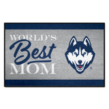 UConn Huskies World's Best Mom Starter Mat Accent Rug - 19in. x 30in.
