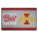 Iowa State Cyclones World's Best Mom Starter Mat Accent Rug - 19in. x 30in.