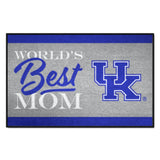 Kentucky Wildcats World's Best Mom Starter Mat Accent Rug - 19in. x 30in.