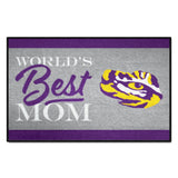 LSU Tigers World's Best Mom Starter Mat Accent Rug - 19in. x 30in.