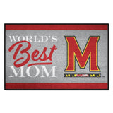 Maryland Terrapins World's Best Mom Starter Mat Accent Rug - 19in. x 30in.
