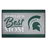 Michigan State Spartans World's Best Mom Starter Mat Accent Rug - 19in. x 30in.